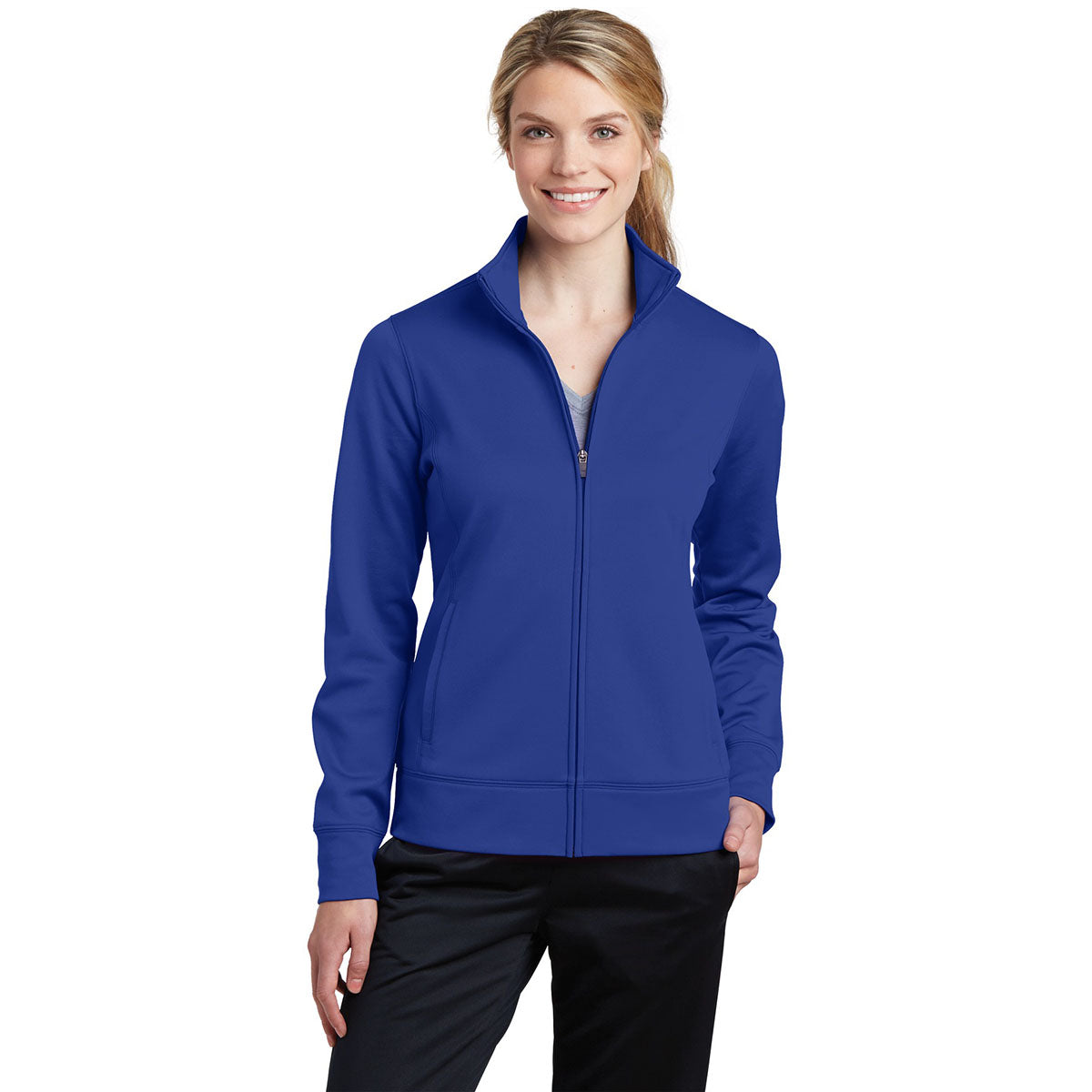 Black Jackets - Sport-Tek - Cozy Fleece Full-Zip - Stylish Wear