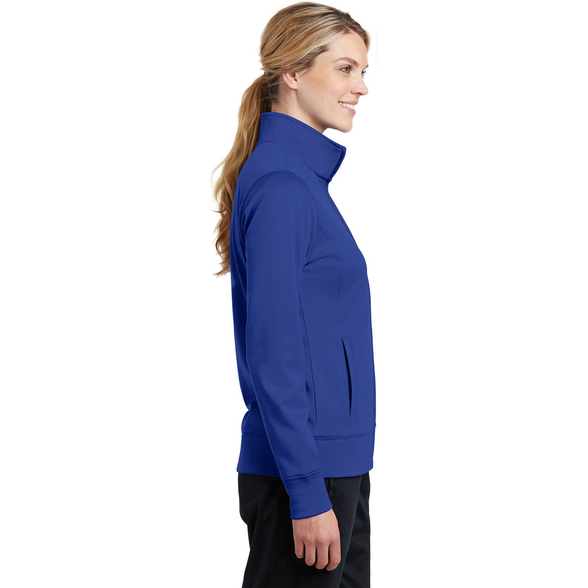 Black Jackets - Sport-Tek - Cozy Fleece Full-Zip - Stylish Wear