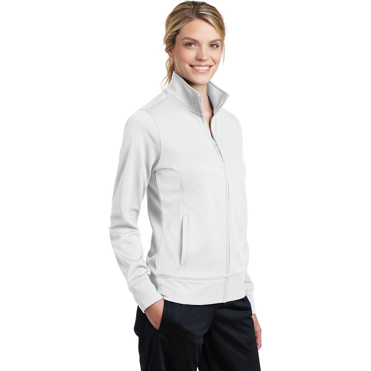 Black Jackets - Sport-Tek - Cozy Fleece Full-Zip - Stylish Wear