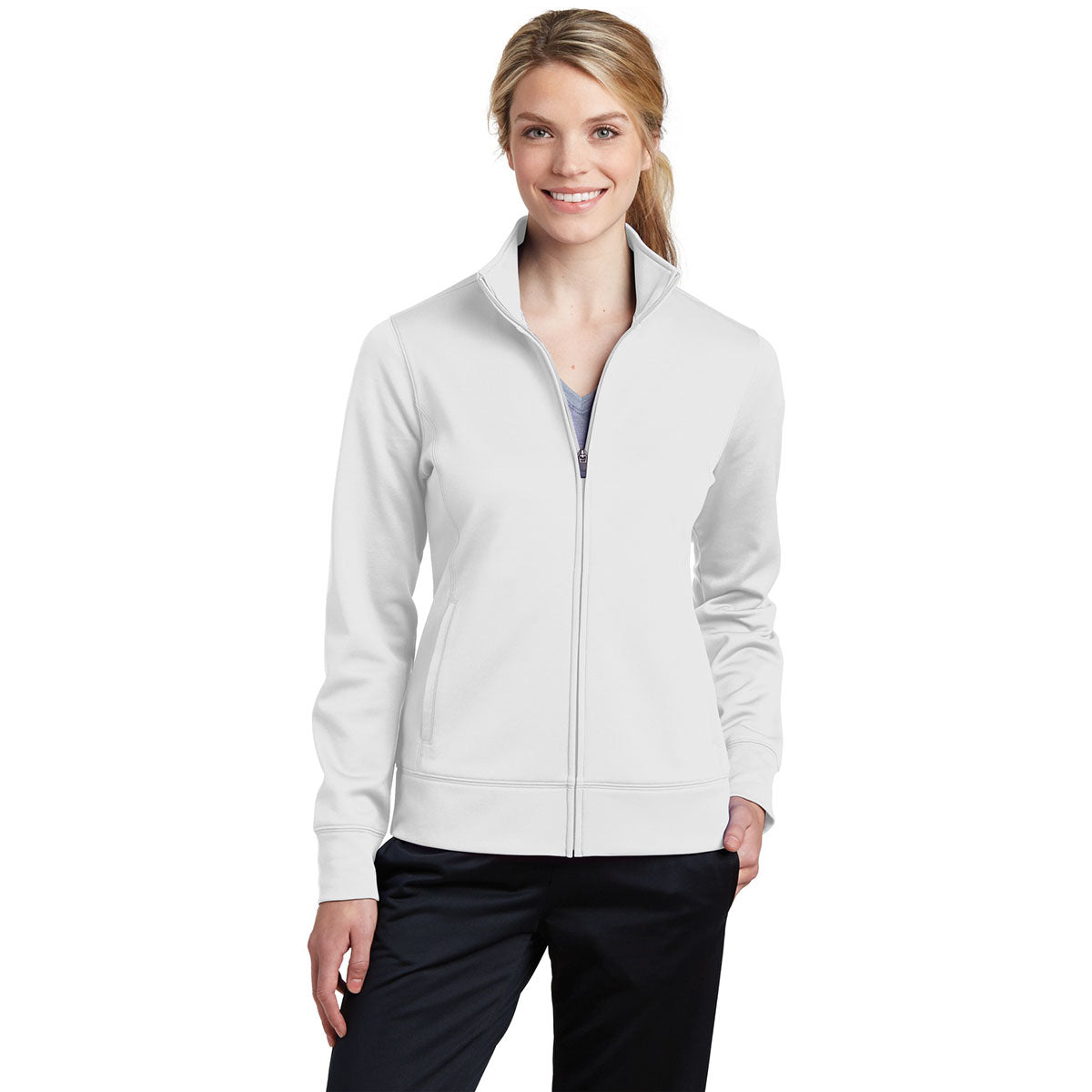 Black Jackets - Sport-Tek - Cozy Fleece Full-Zip - Stylish Wear