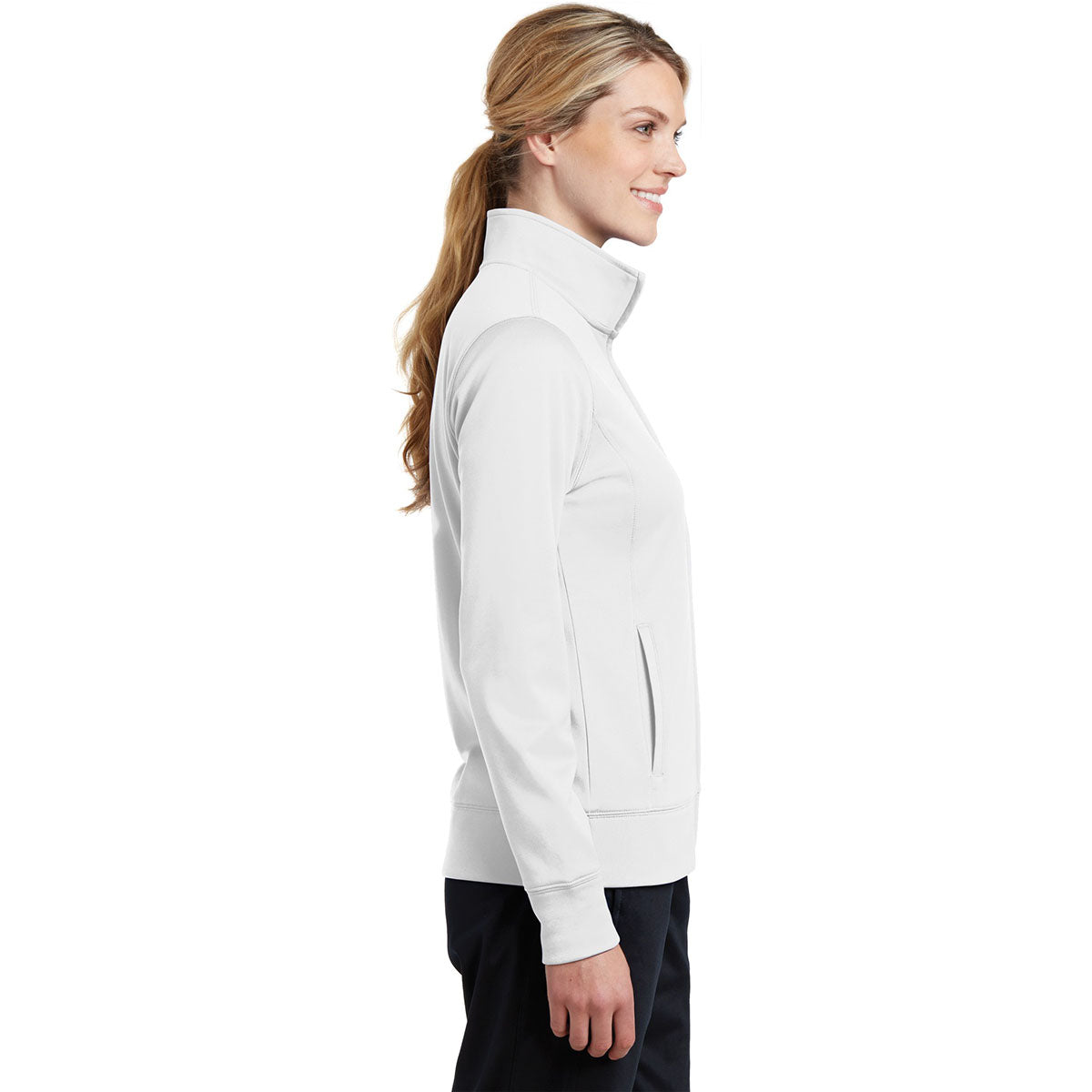 Black Jackets - Sport-Tek - Cozy Fleece Full-Zip - Stylish Wear
