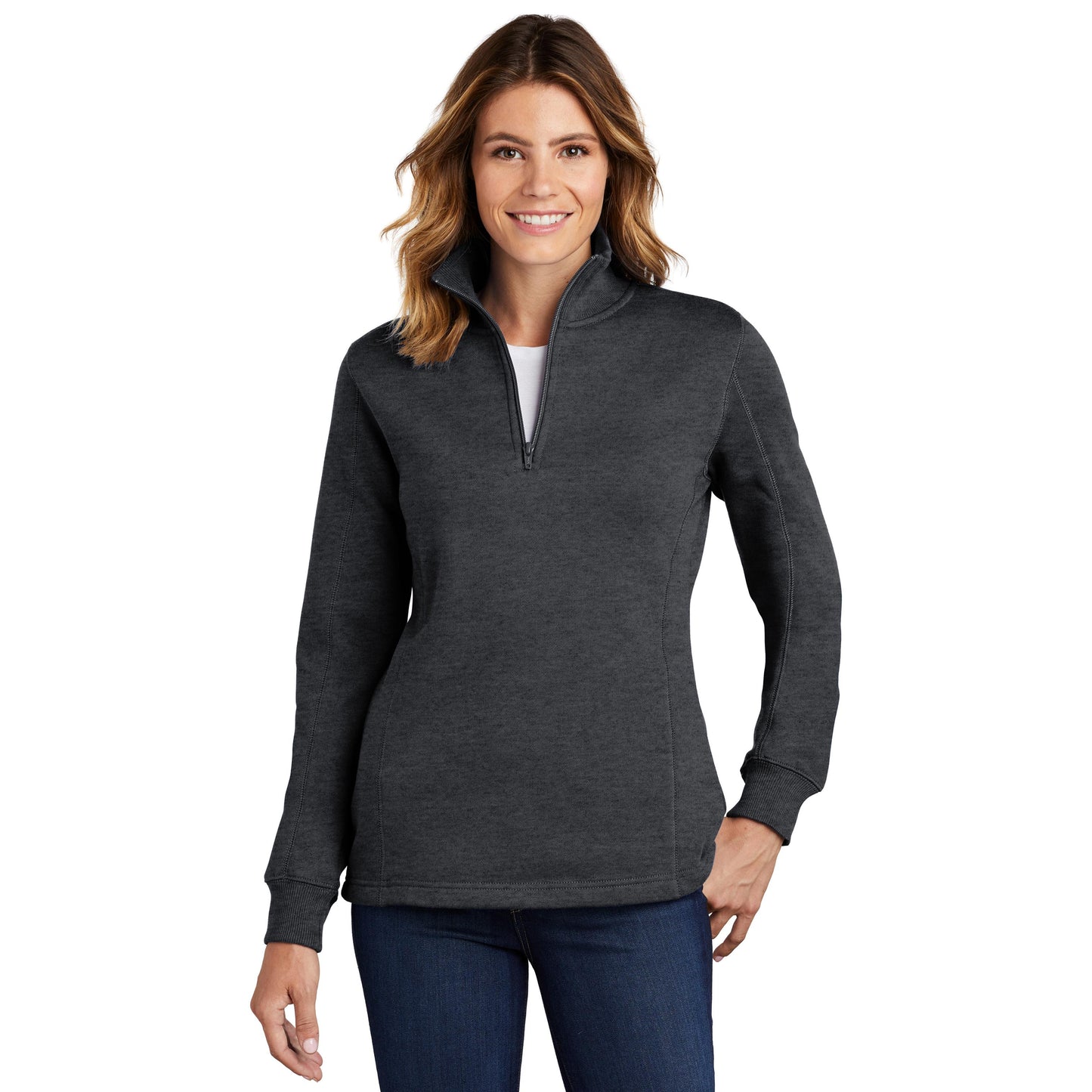 Athletic Heather Sweatshirt - Sport-Tek - Soft Fabric