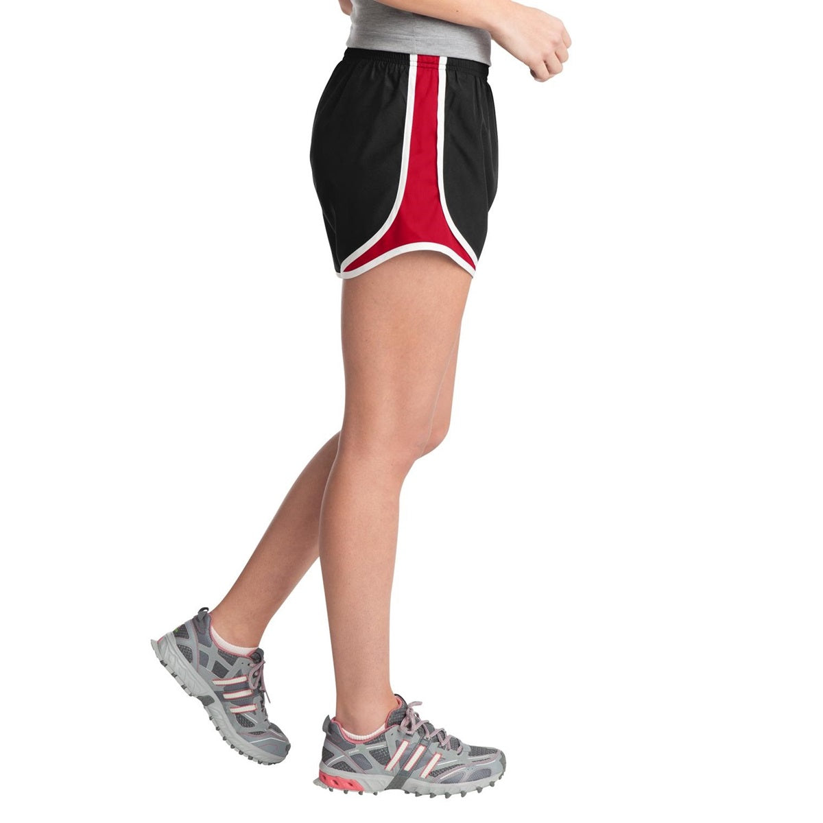 Black/White/Black Shorts - Sport-Tek - Moisture Control