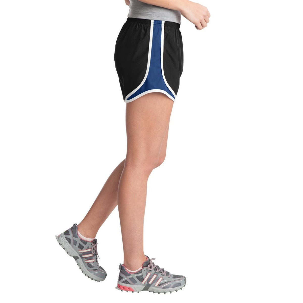 Black/White/Black Shorts - Sport-Tek - Moisture Control