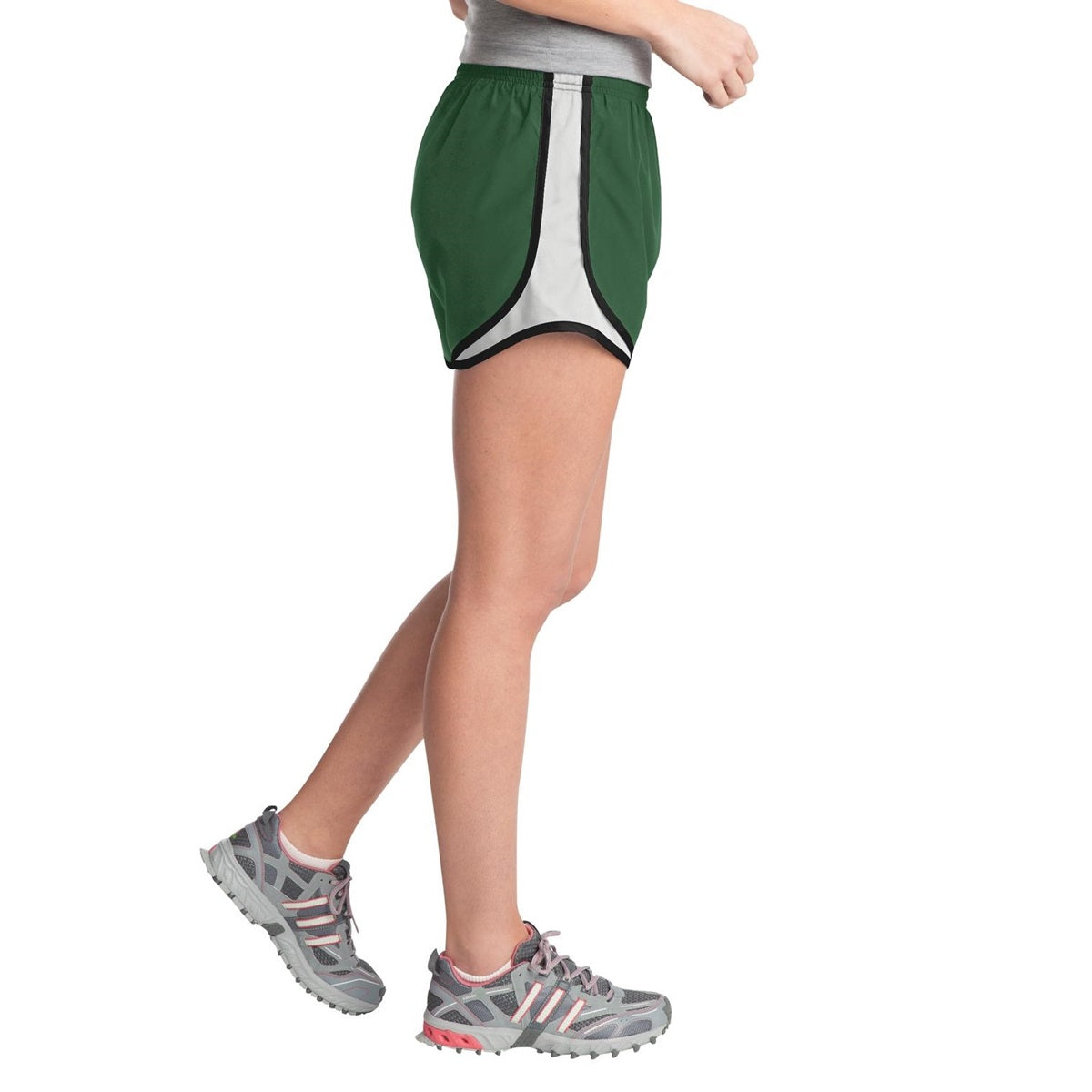 Black/White/Black Shorts - Sport-Tek - Moisture Control