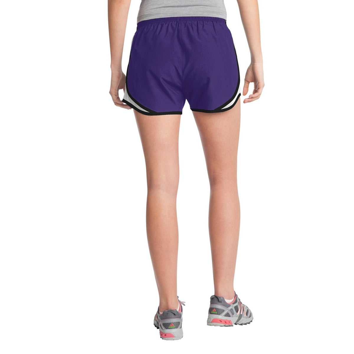 Black/White/Black Shorts - Sport-Tek - Moisture Control