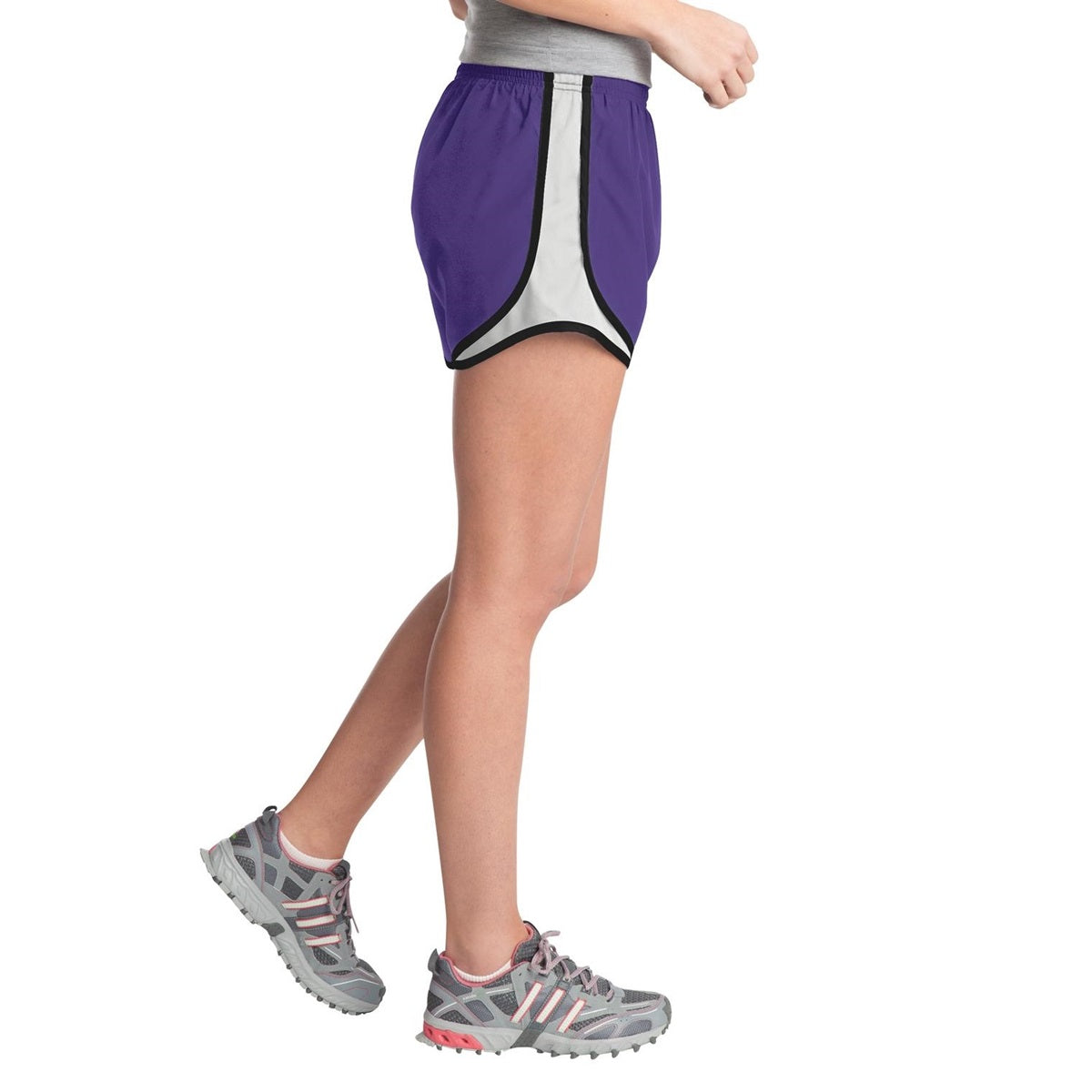 Black/White/Black Shorts - Sport-Tek - Moisture Control