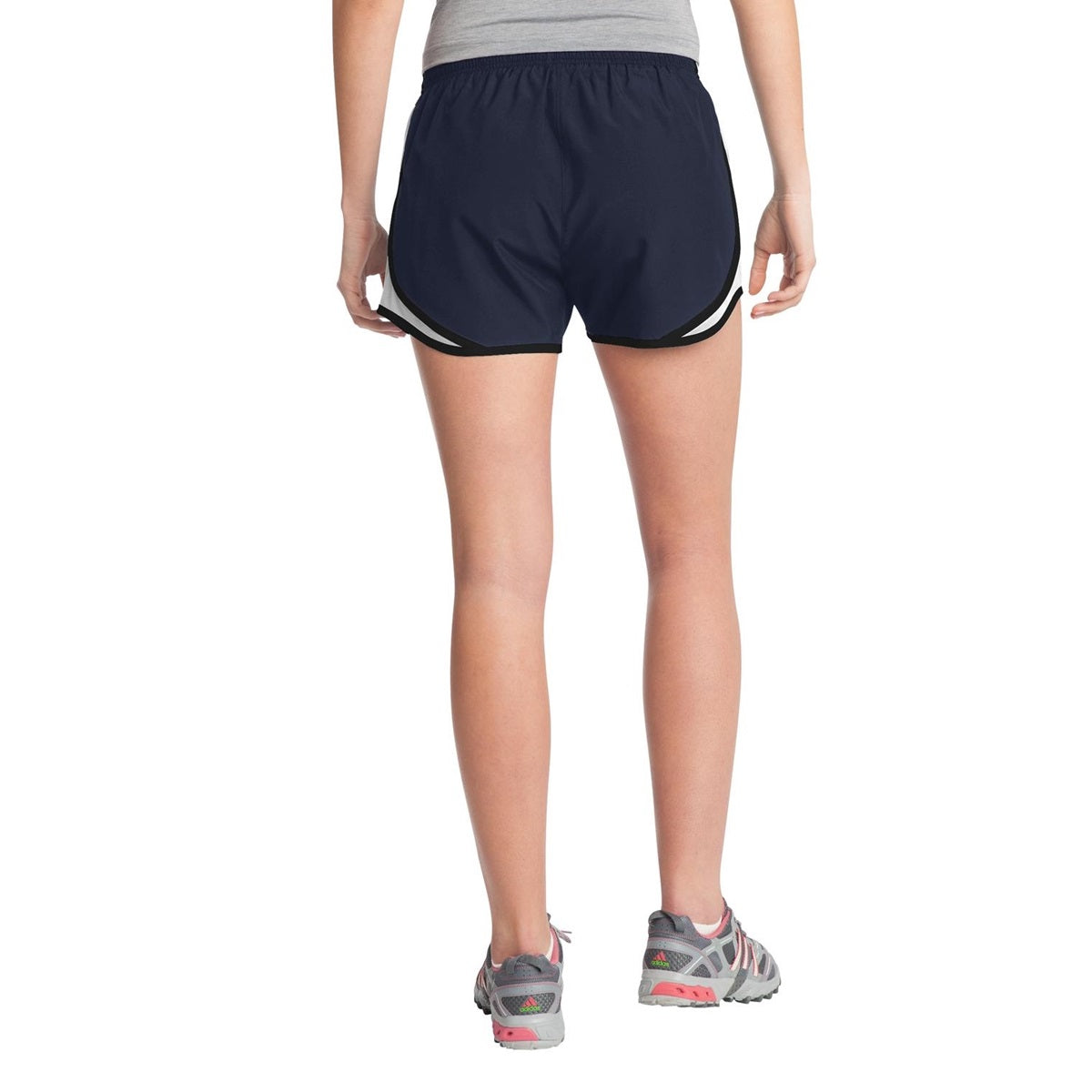 Black/White/Black Shorts - Sport-Tek - Moisture Control