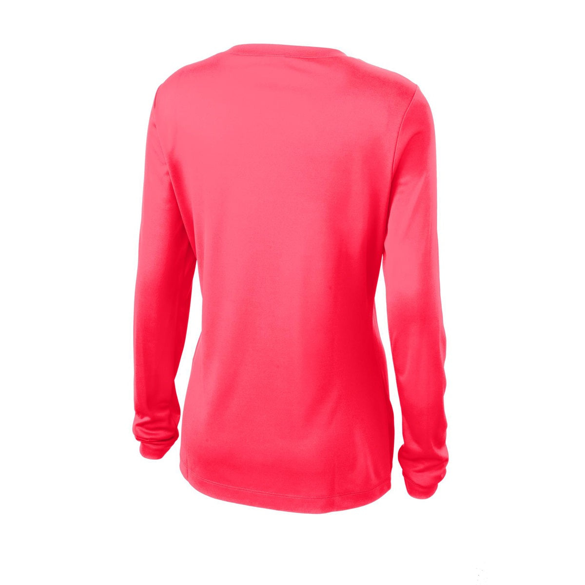 Forest Green T-Shirt - Sport-Tek - Long Sleeve V-Neck