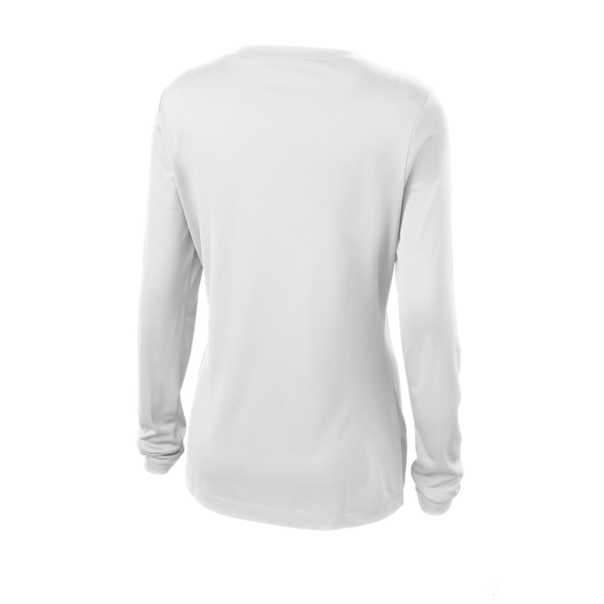 Forest Green T-Shirt - Sport-Tek - Long Sleeve V-Neck