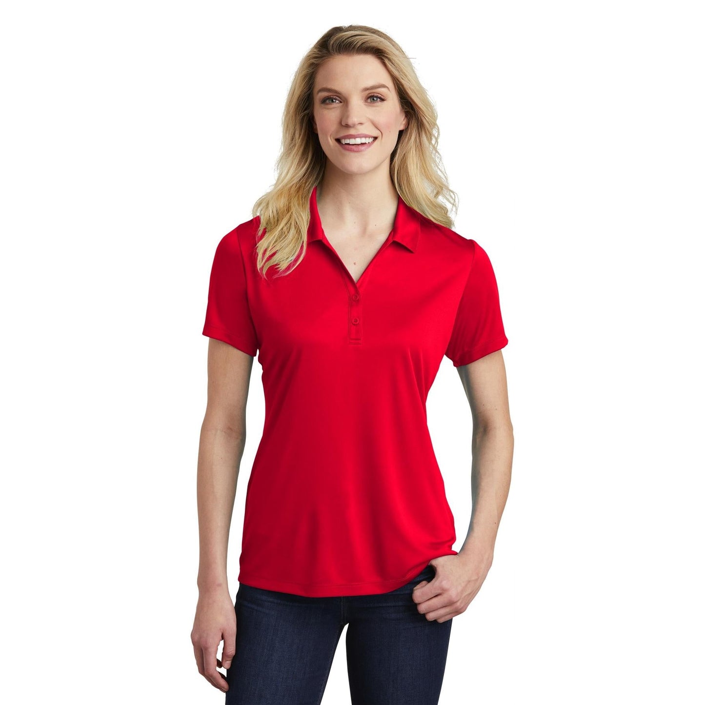 Atomic Blue Polo - Sport-Tek - Stylish Fabric