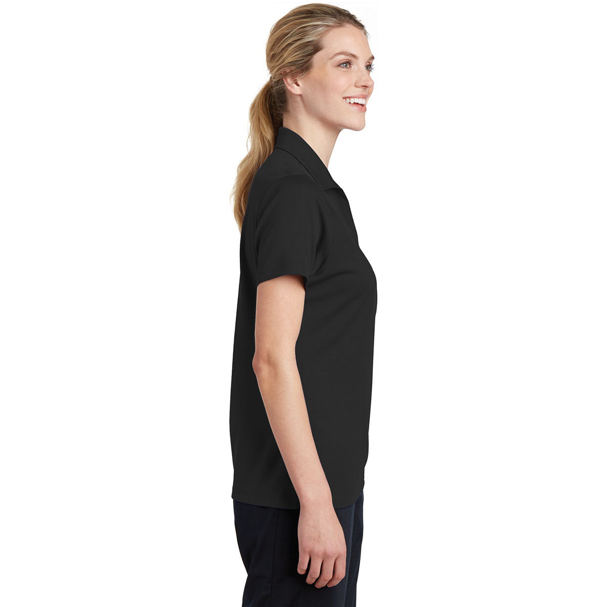Black Polo Shirt - Sport-Tek - Breathable Fabric