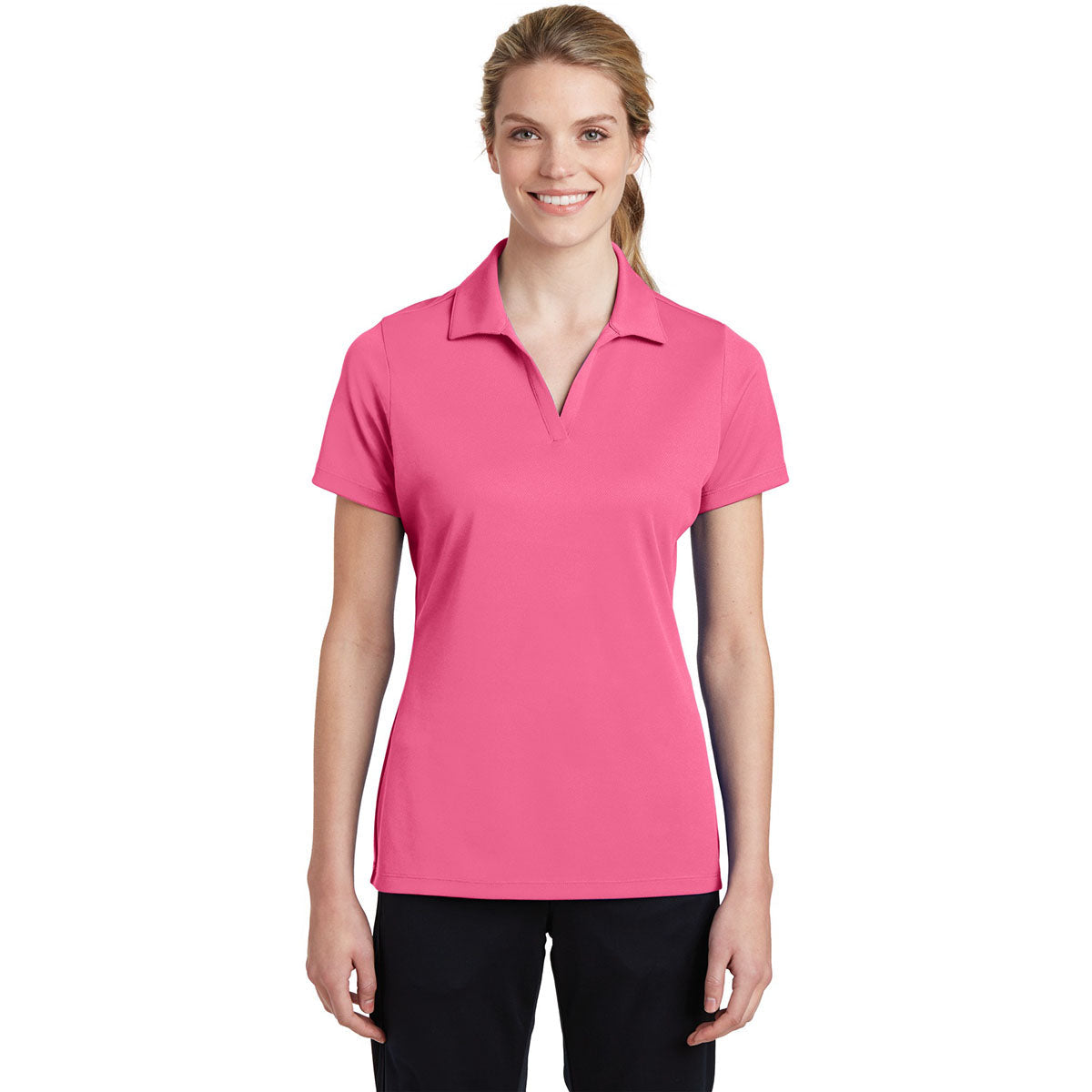 Black Polo Shirt - Sport-Tek - Breathable Fabric