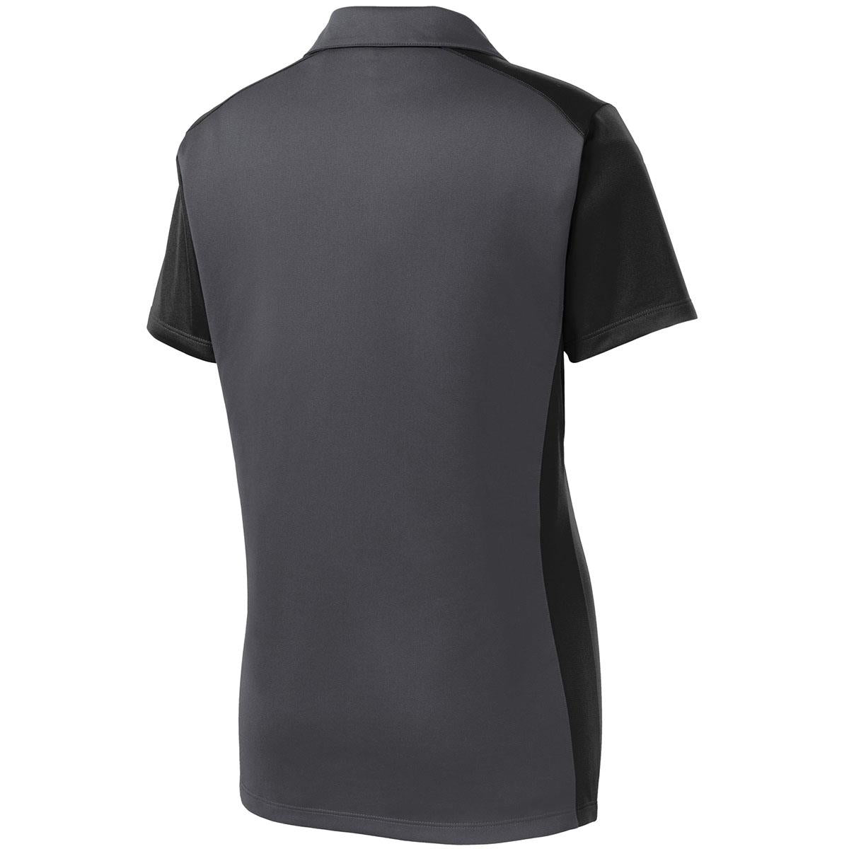 Iron Grey Polo Shirt - Sport-Tek - Colorblock Design