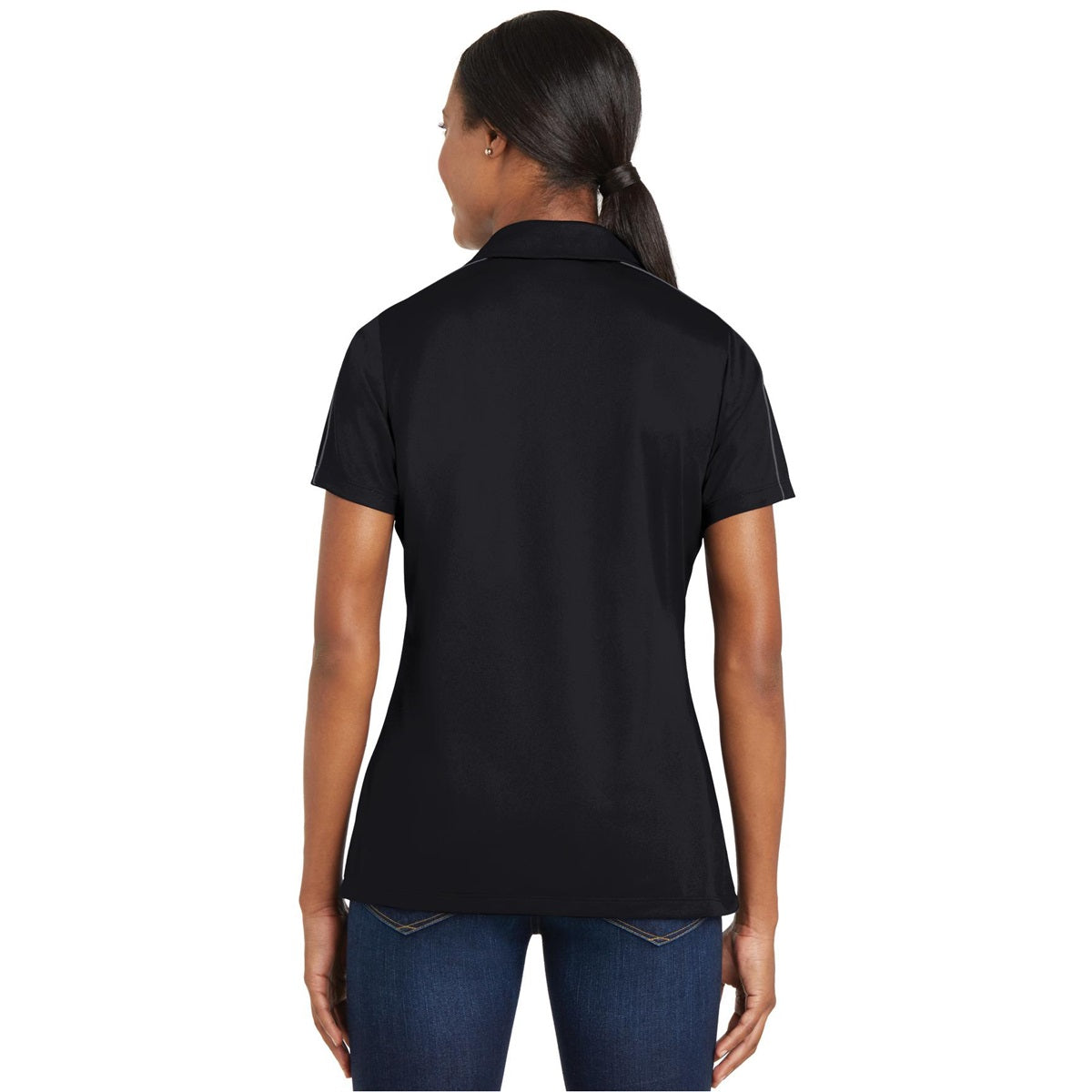 Black/Iron Grey Polo - Sport-Tek - Sporty Style