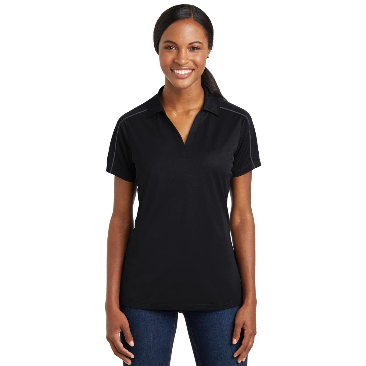 Black/Iron Grey Polo - Sport-Tek - Sporty Style