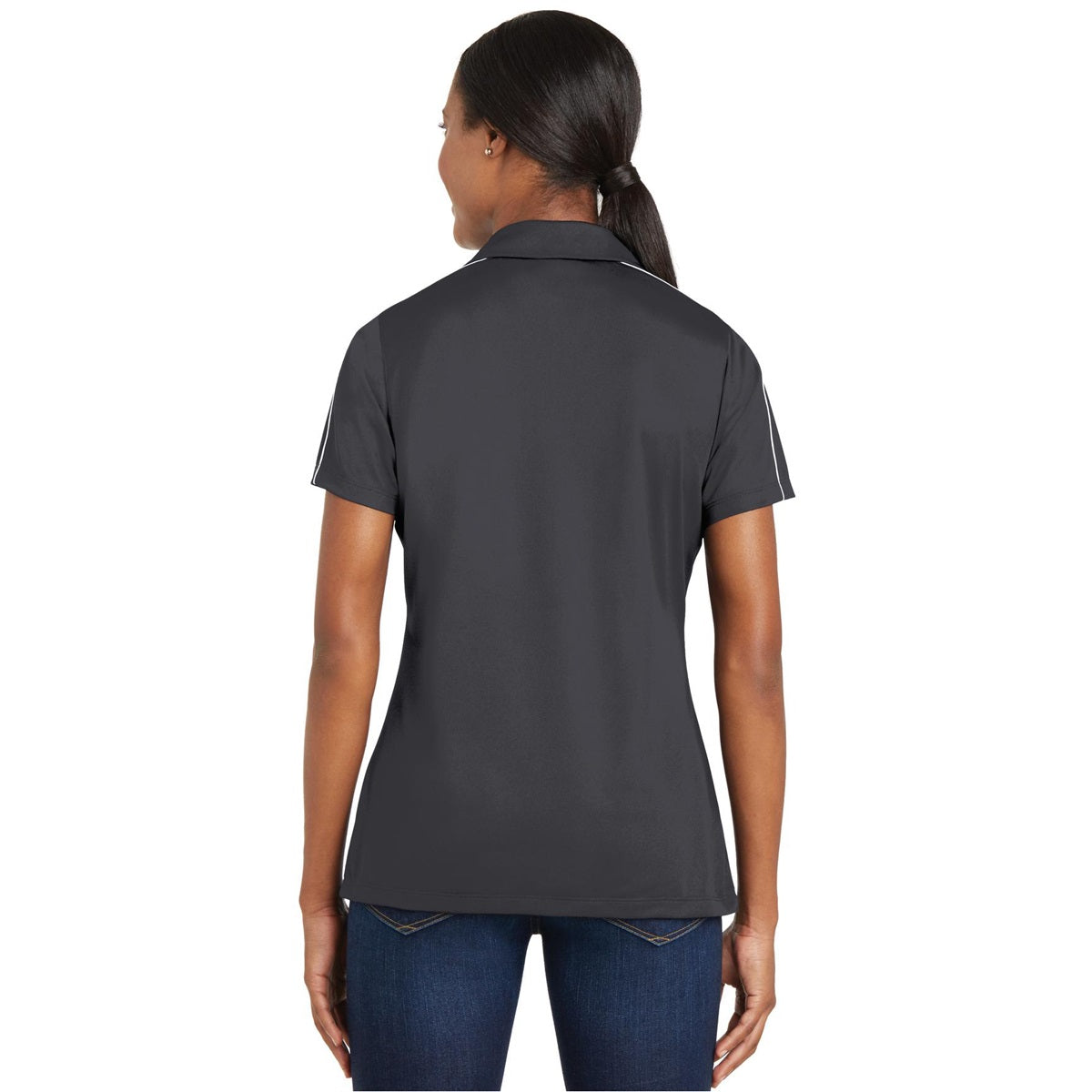 Black/Iron Grey Polo - Sport-Tek - Sporty Style