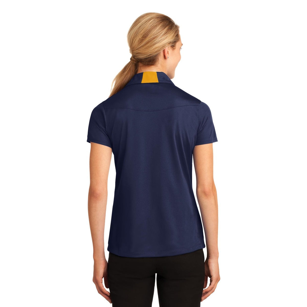Black/White Polo Shirts - Sport-Tek - Snag-Resistant