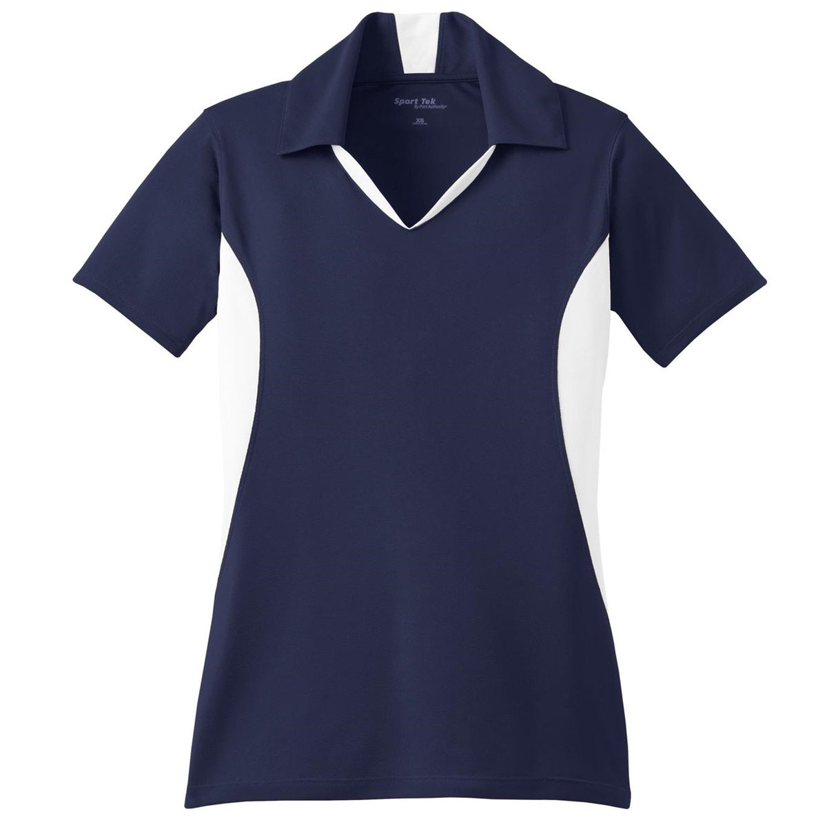 Black/White Polo Shirts - Sport-Tek - Snag-Resistant