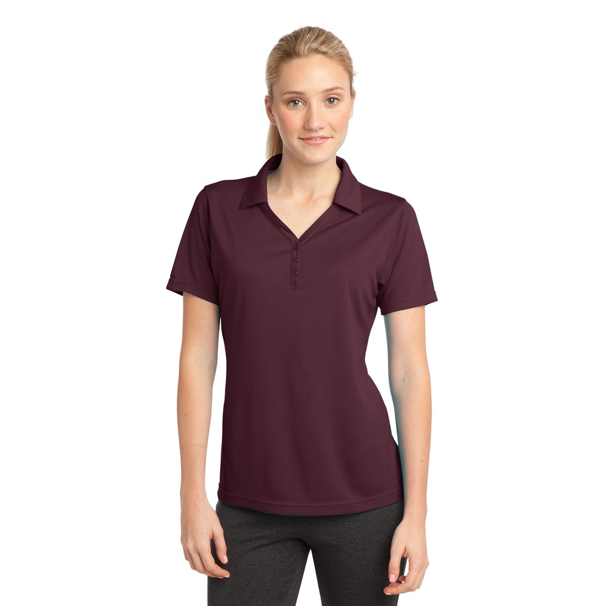 Black Polo Shirts - Sport-Tek - Moisture-Wicking