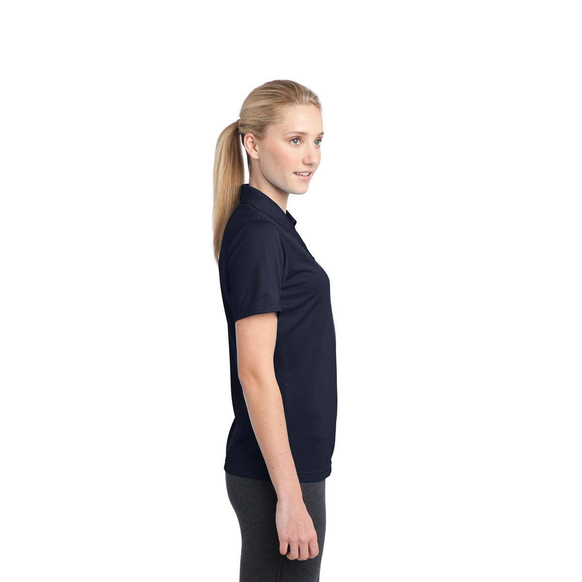 Black Polo Shirts - Sport-Tek - Moisture-Wicking