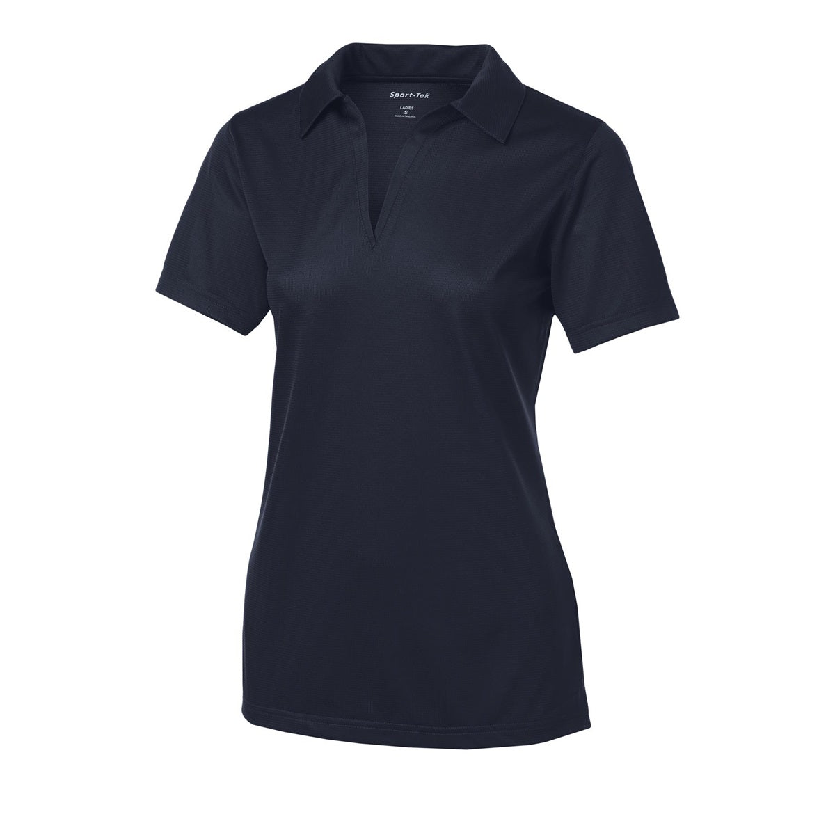 Black Textured Polo Shirt - Sport-Tek - Performance Fabric