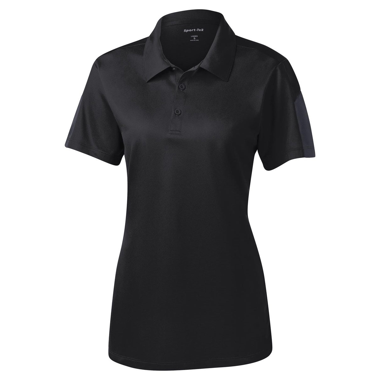 Black/Grey Polo Shirt - Sport-Tek - Snag-Resistant