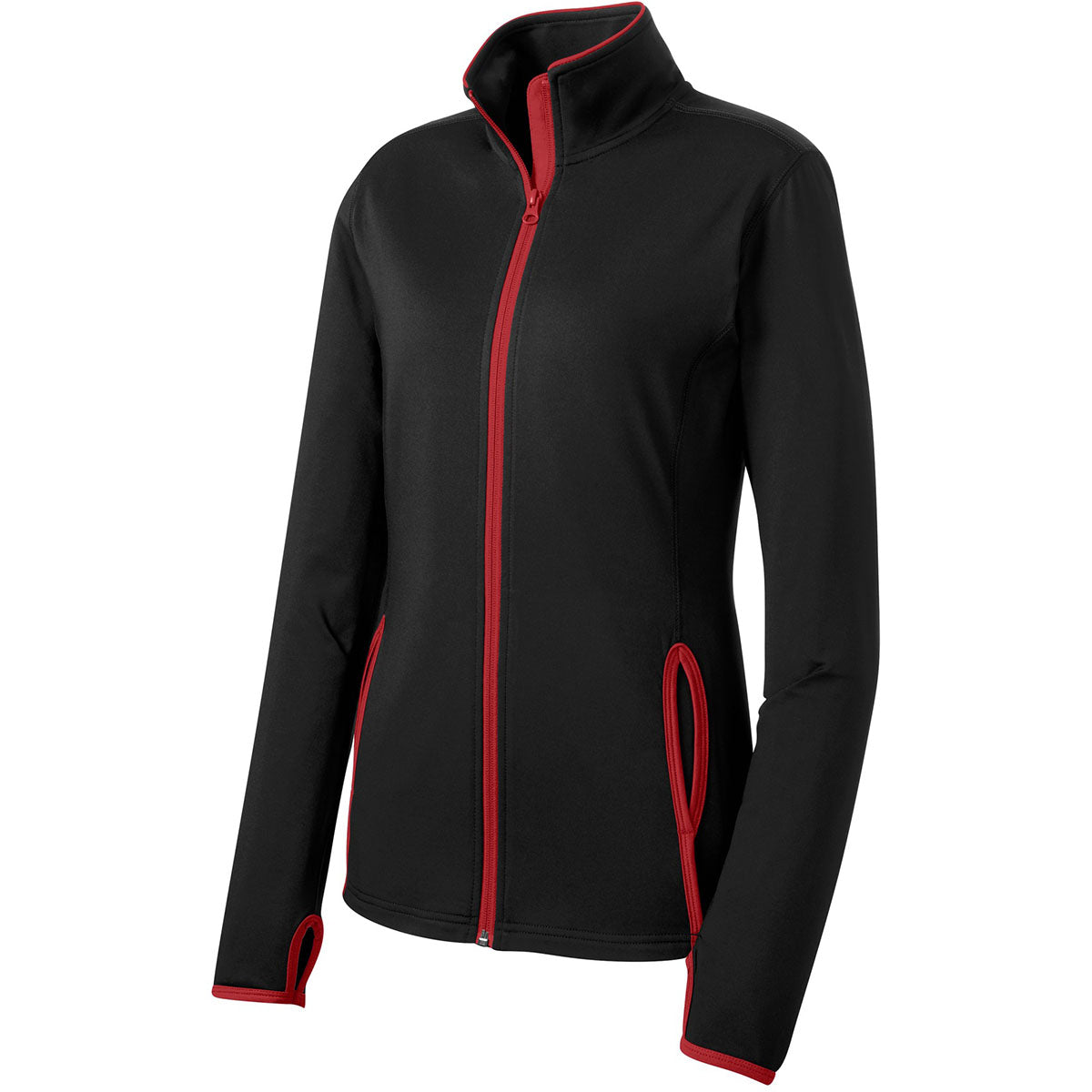 Black/Charcoal Grey Jacket - Sport-Tek - Moisture-Wicking