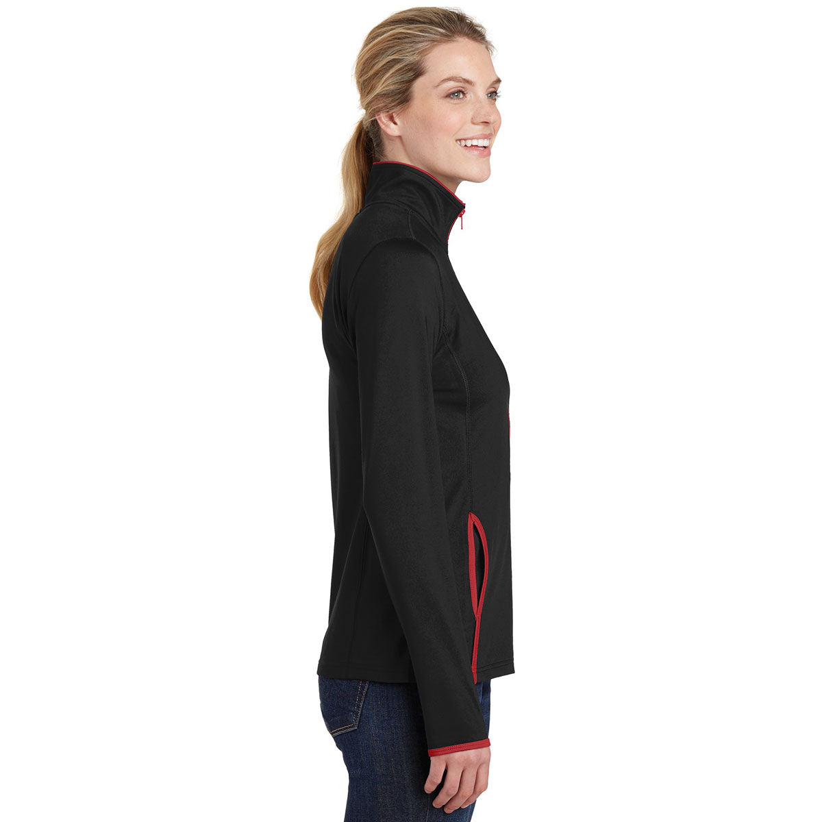Black/Charcoal Grey Jacket - Sport-Tek - Moisture-Wicking