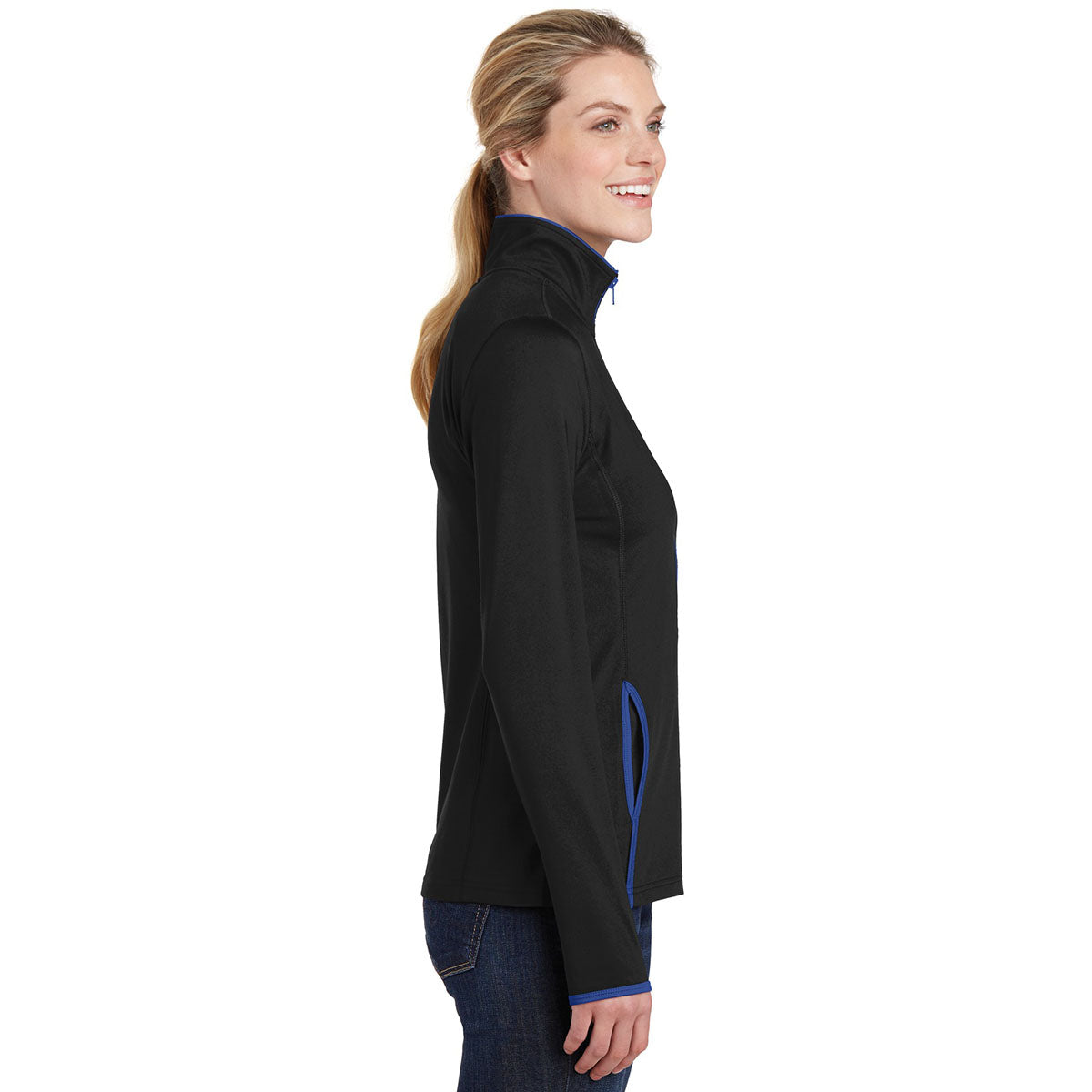 Black/Charcoal Grey Jacket - Sport-Tek - Moisture-Wicking