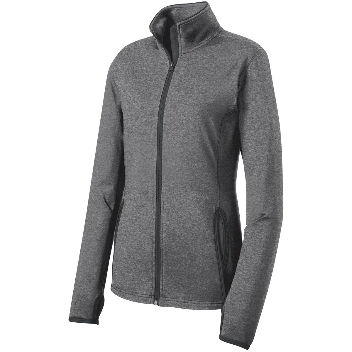 Black/Charcoal Grey Jacket - Sport-Tek - Moisture-Wicking