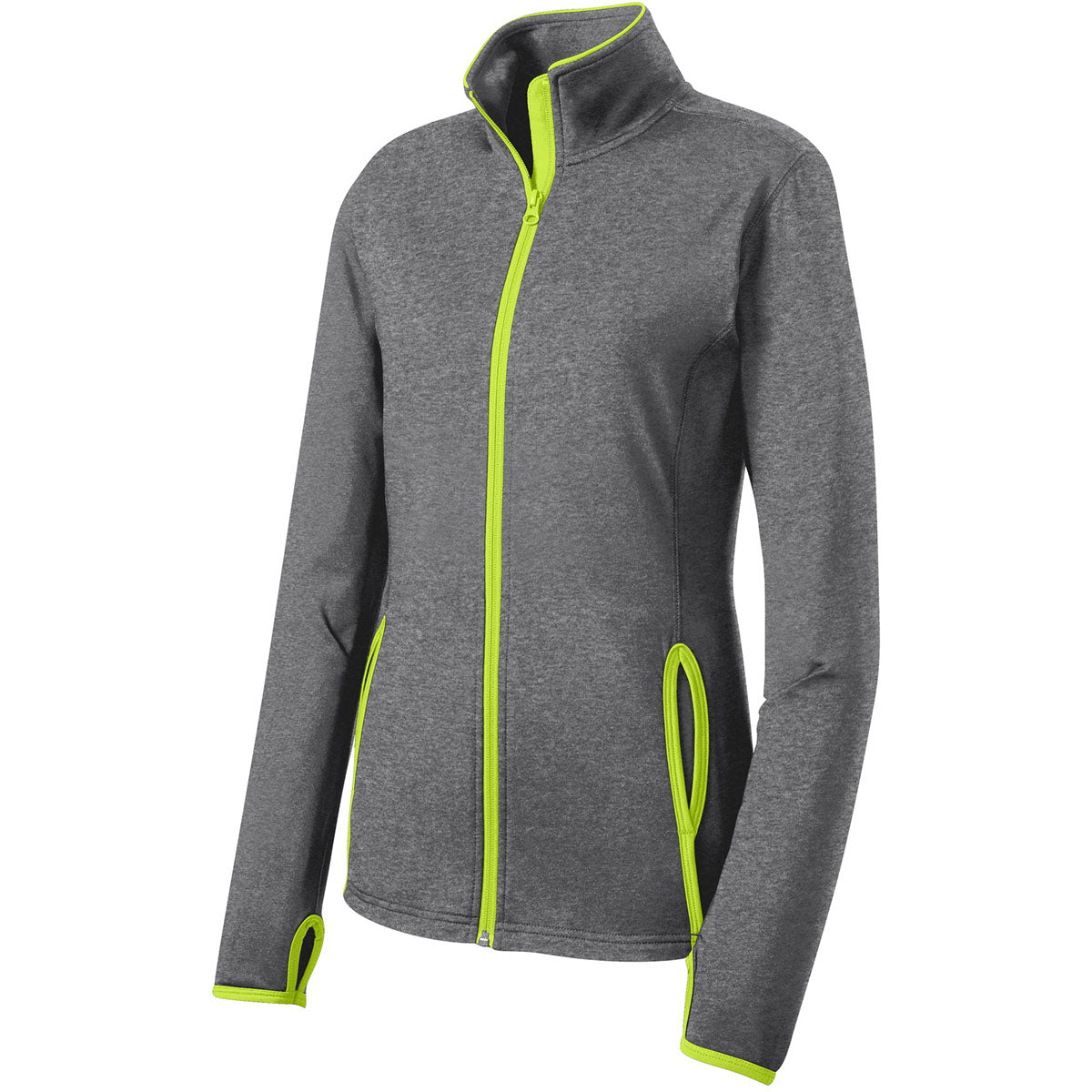 Black/Charcoal Grey Jacket - Sport-Tek - Moisture-Wicking