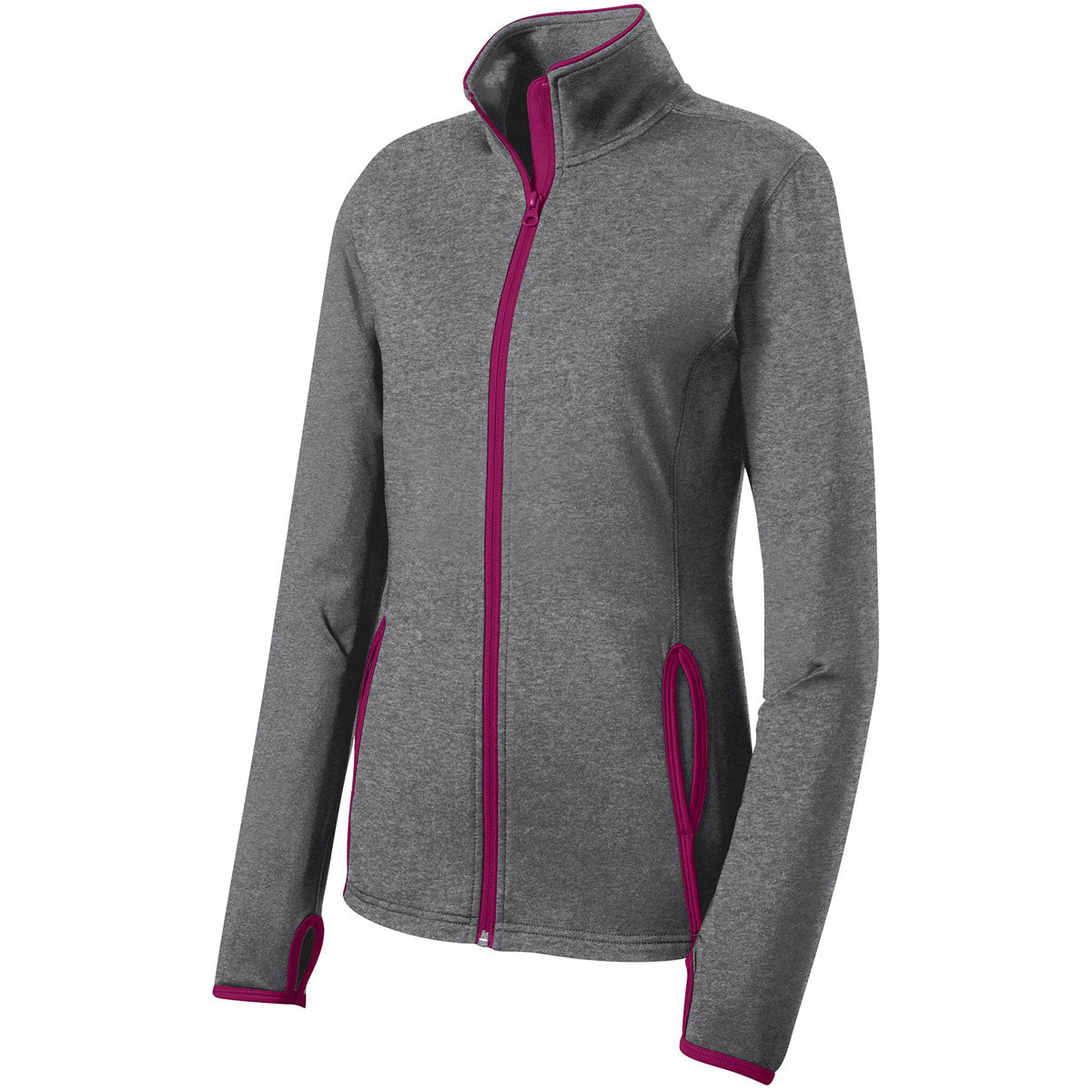 Black/Charcoal Grey Jacket - Sport-Tek - Moisture-Wicking