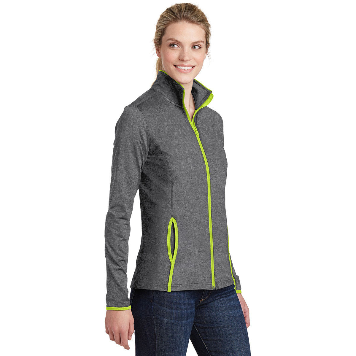 Black/Charcoal Grey Jacket - Sport-Tek - Moisture-Wicking