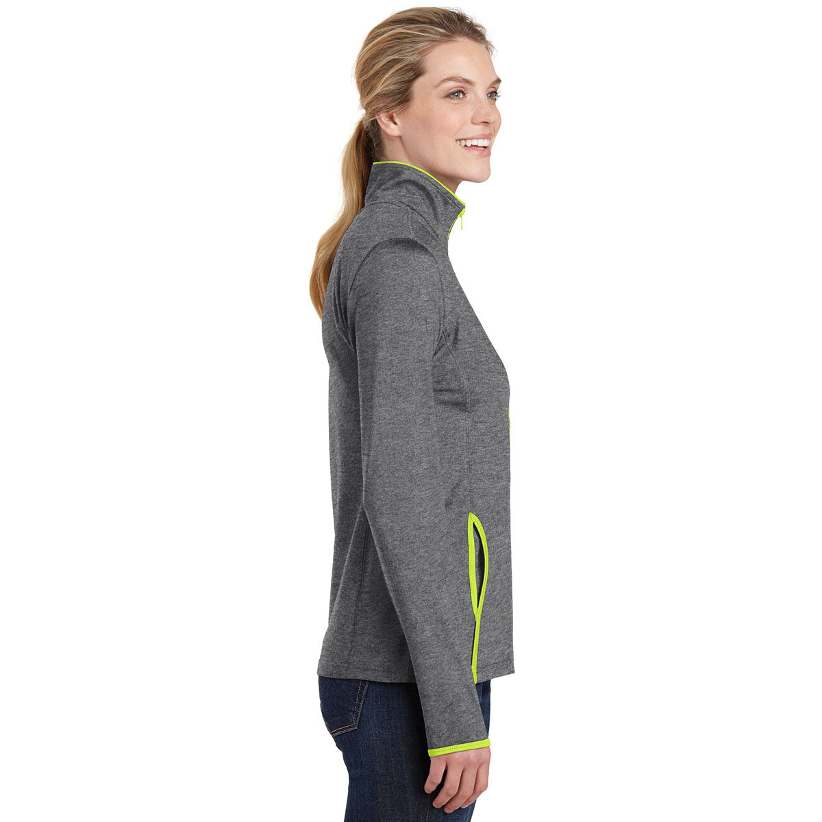 Black/Charcoal Grey Jacket - Sport-Tek - Moisture-Wicking