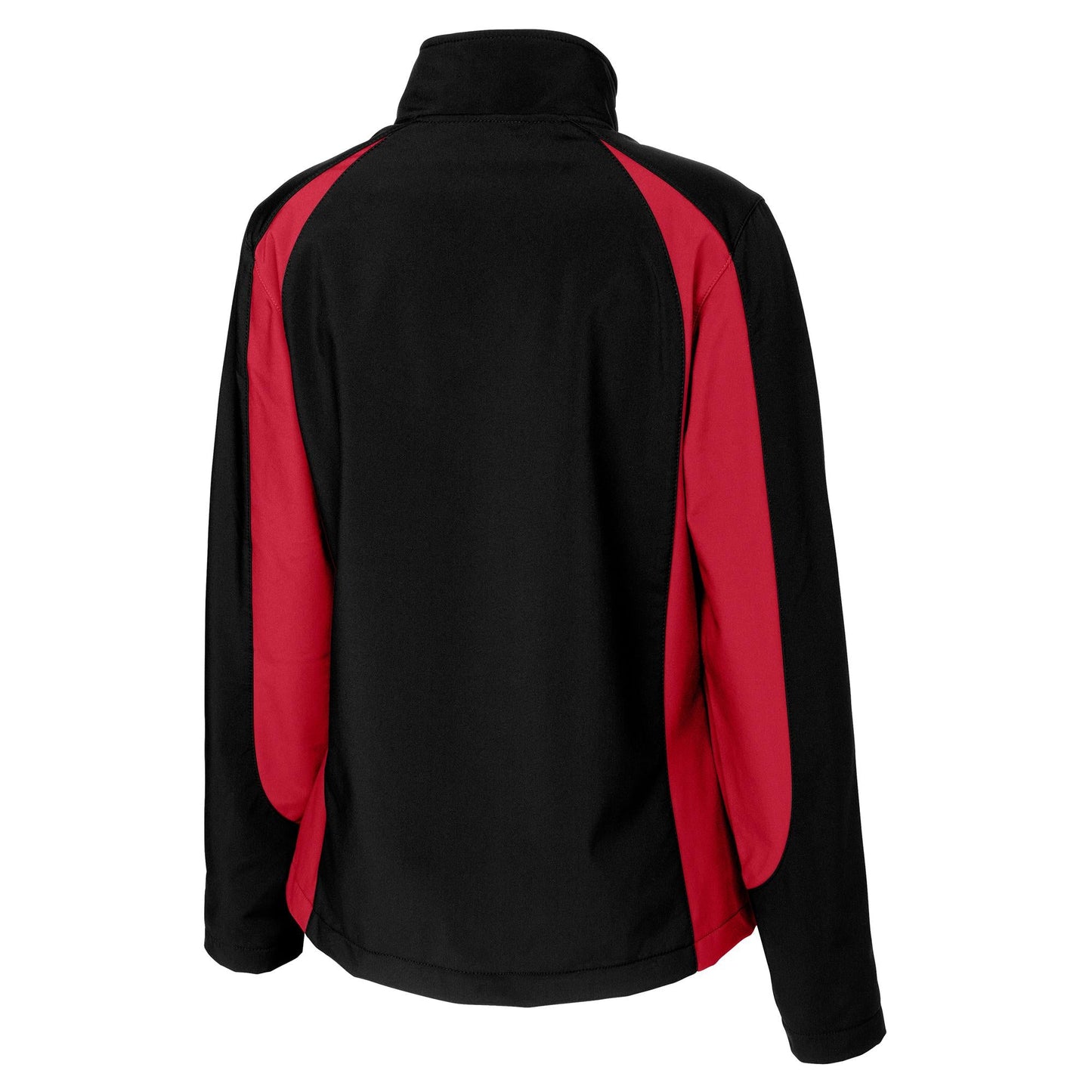 Black/True Red Jacket - Sport-Tek - Stylish Design - Colorblock