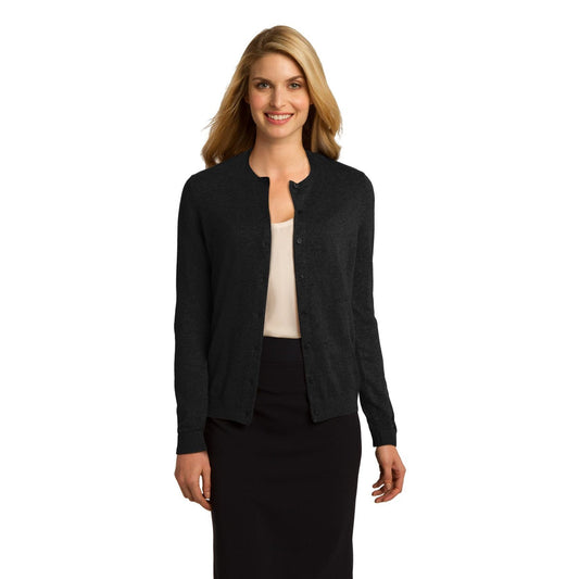 Black Cardigans - Port Authority - Elegant Knit Design
