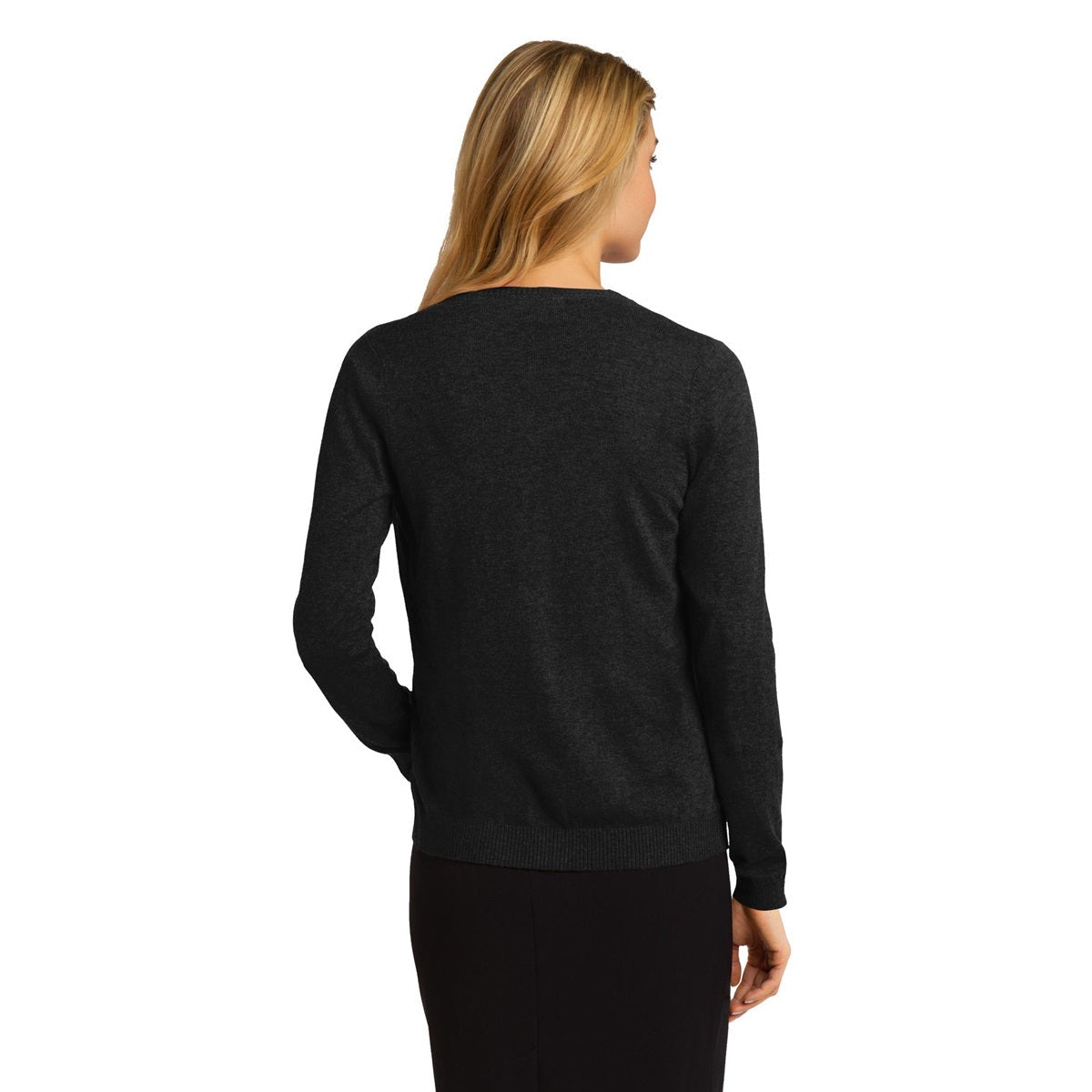 Black Cardigans - Port Authority - Elegant Knit Design