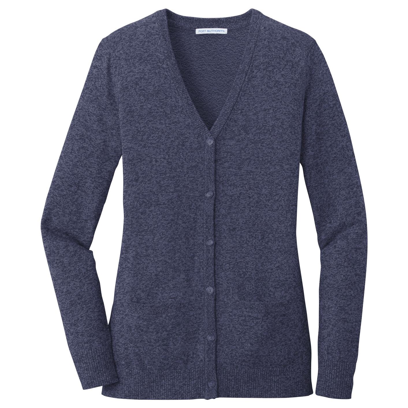 Black Marl Cardigan - Port Authority - Cozy Layering