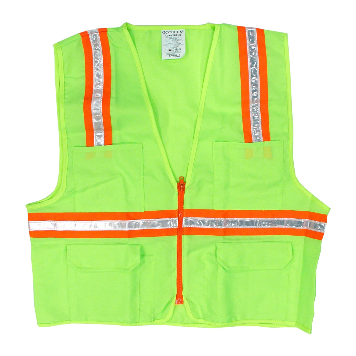 Lime Green Safety Vest - OccuNomix - Non ANSI Durable