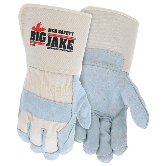 4.5" Safety Cuff Leather Gloves - MCR Safety - Durable Design