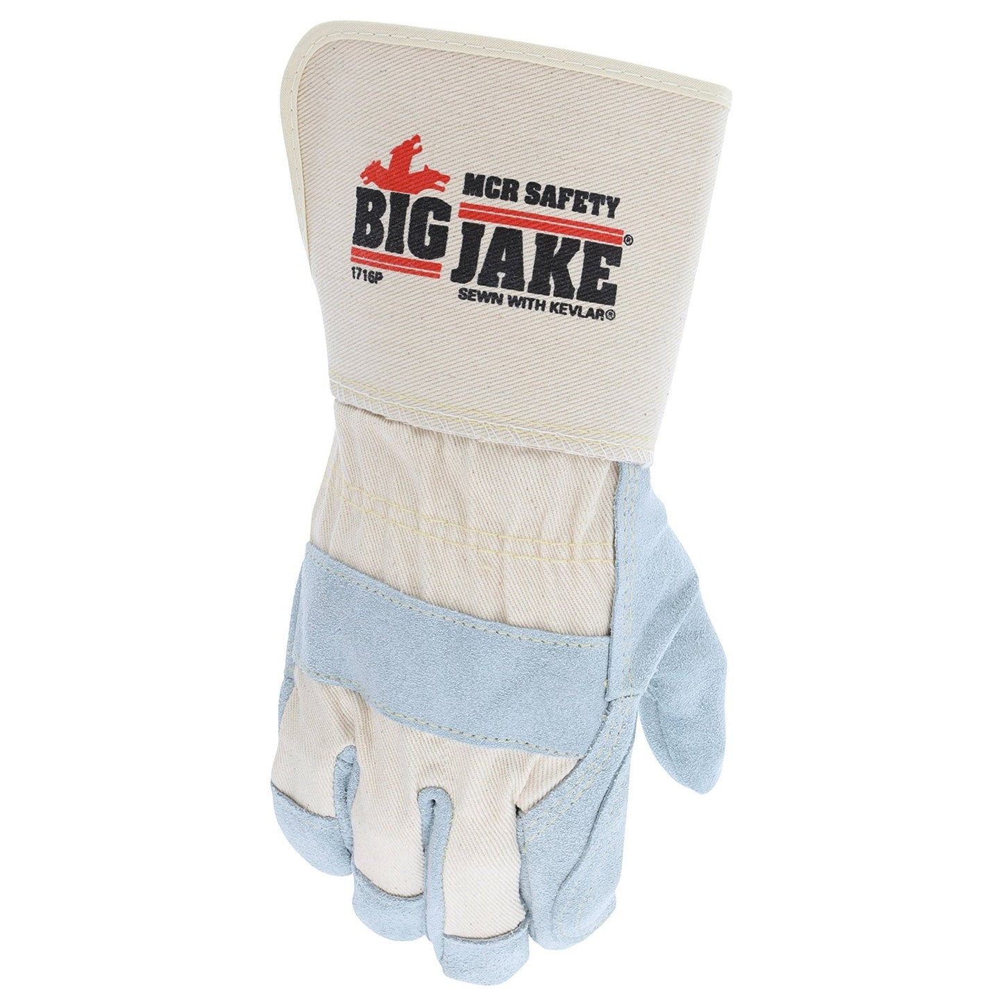 4.5" Safety Cuff Leather Gloves - MCR Safety - Durable Design