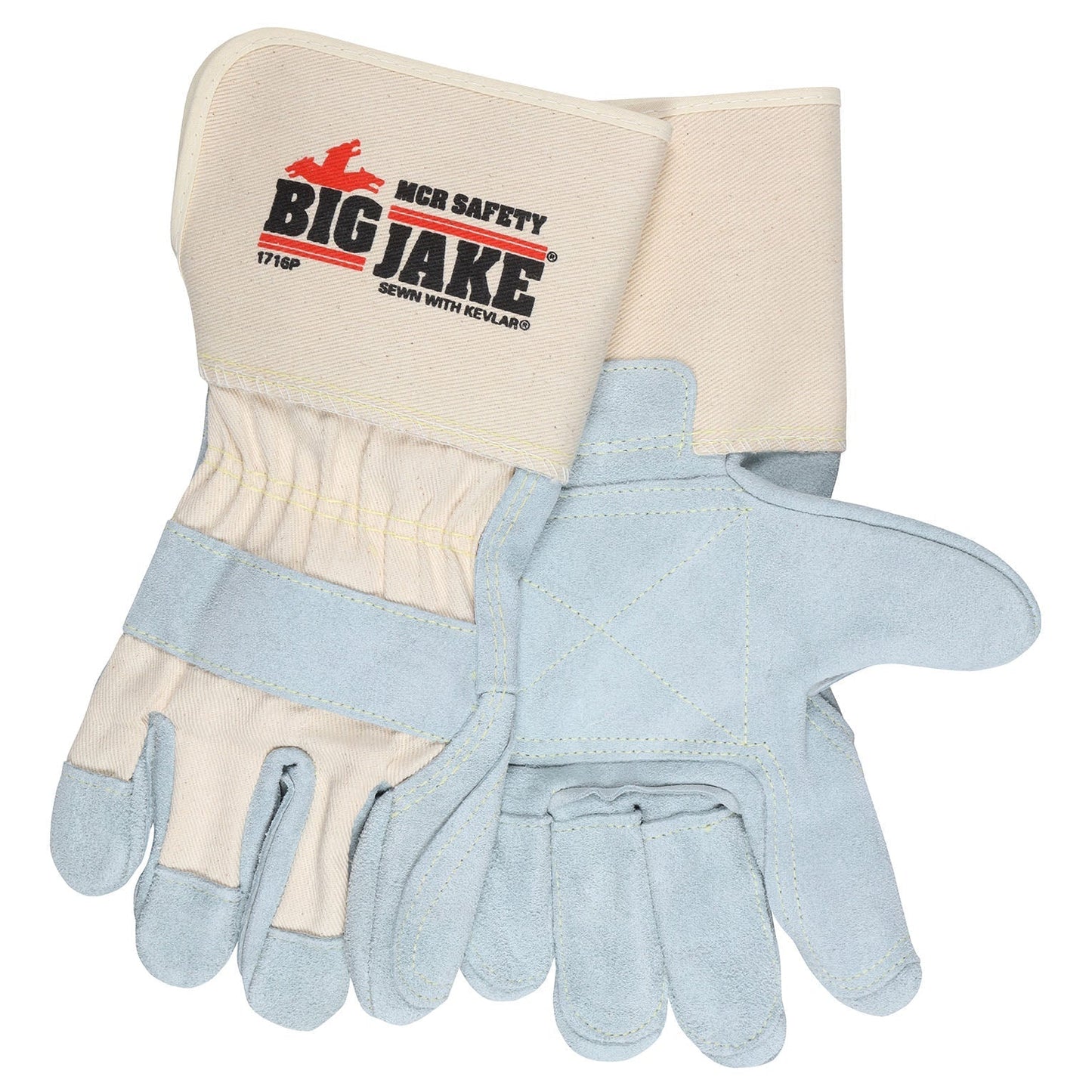 4.5" Safety Cuff Leather Gloves - MCR Safety - Durable Design