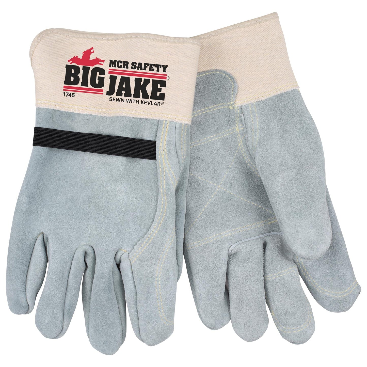 2.5" Safety Cuff Leather Gloves - MCR Safety - Durable Design