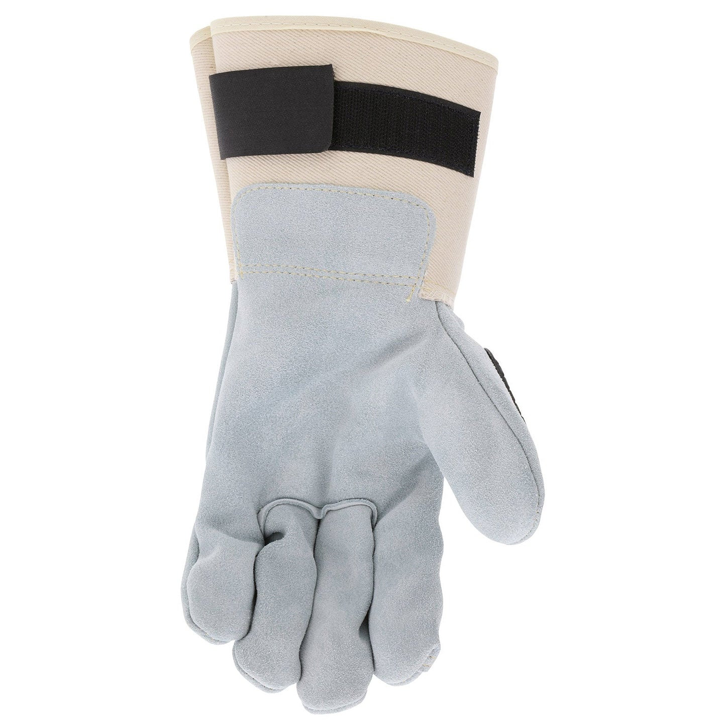 4.5" Rubberized Safety Cuff Gloves - MCR Safety - Durable Leather