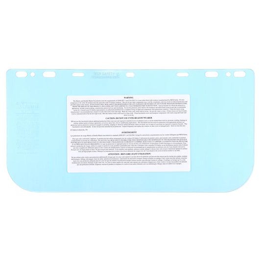 Clear Face Shields - MCR Safety - Polycarbonate Visor