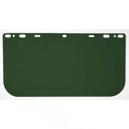 Medium Green Face Shields - MCR Safety - Durable Polycarbonate