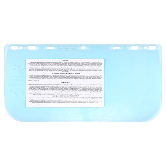 Clear Face Shields - MCR Safety - Clear PETG Visor