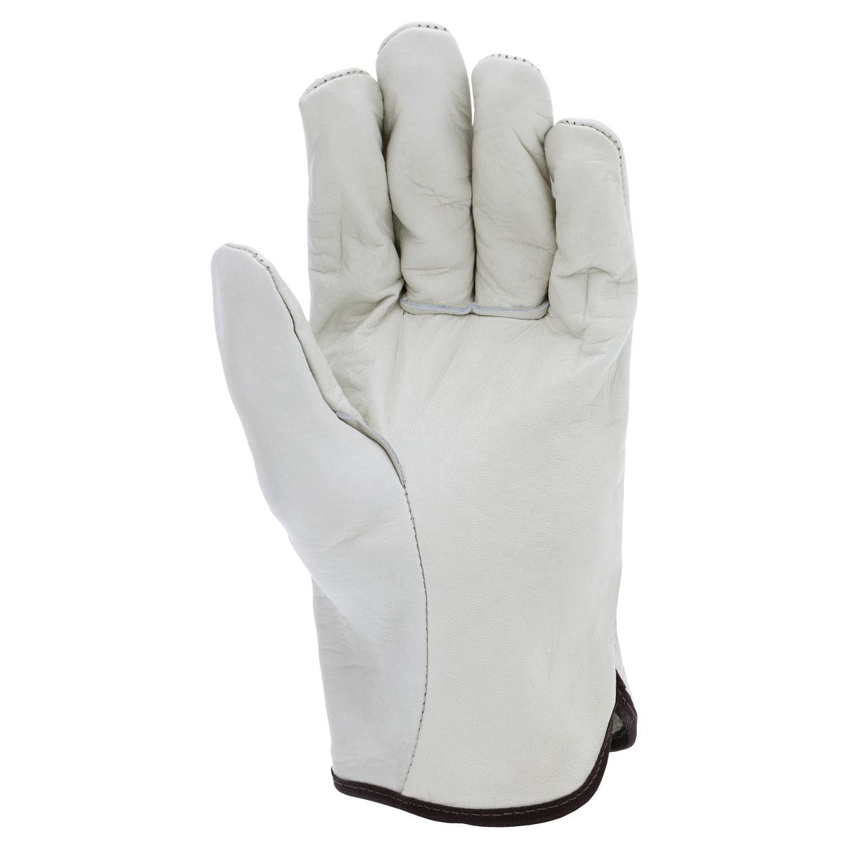 Tan Leather Gloves - MCR Safety - Select Grade Quality