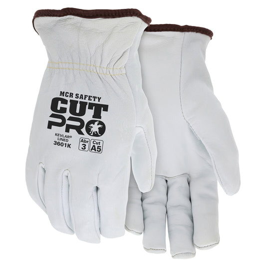 Straight Thumb Leather Gloves - MCR Safety - Premium Leather
